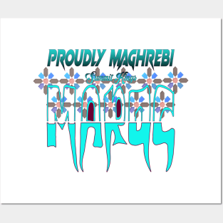 morocco dna Proud Morocco Flag Gift Moroccan Lovers For Men's Women's Posters and Art